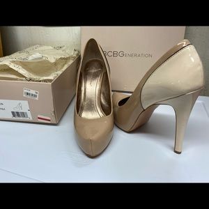 BCBGeneration hidden platform heels - barely worn size 9.5